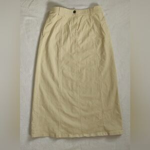 Denim&Co Size: Medium Tan Maxi Skirt
